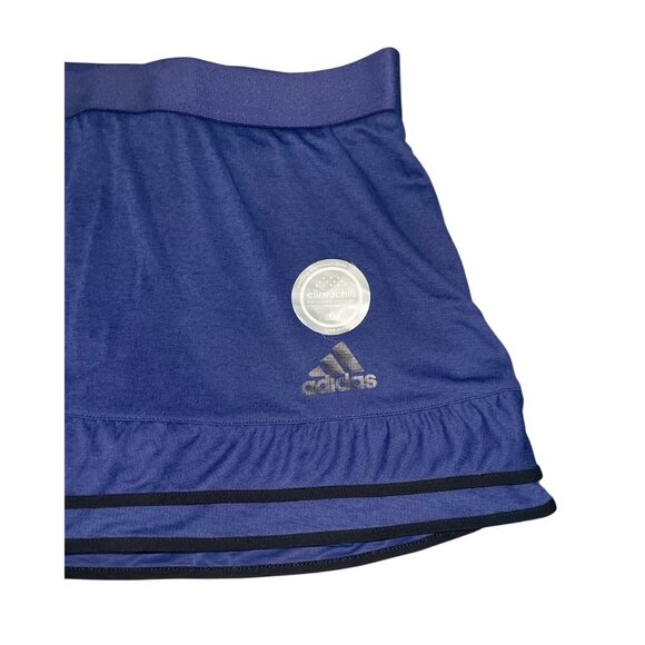 Adidas Women’s Navy Climachill Skirt w/ Built-In Shorts Size Small NWT - Picture 4 of 4